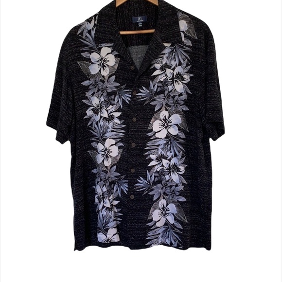 GEORGE TROPICAL EXPLOSION SHIRT - NAVY main image 1